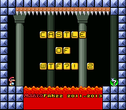 Mario in the Castle of WTF 2 Title Screen
